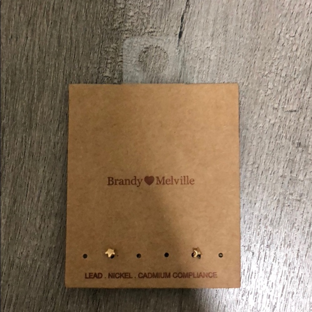 Randy Melville star earrings